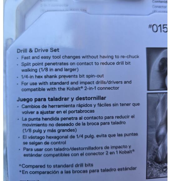 Kobalt 21pc Drill & Drive Set #0155488 Titanium Coated NIB - Picture 5 of 6